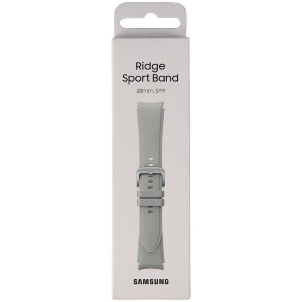 Samsung Ridge Sport Band for Galaxy Watch4 & Classic (20mm) S/M - Silver - Samsung - Simple Cell Shop, Free shipping from Maryland!