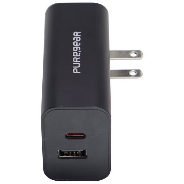 PureGear 30-Watt USB-A & USB-C Wall Charger Travel Adapter - Black (08336PG) - PureGear - Simple Cell Shop, Free shipping from Maryland!