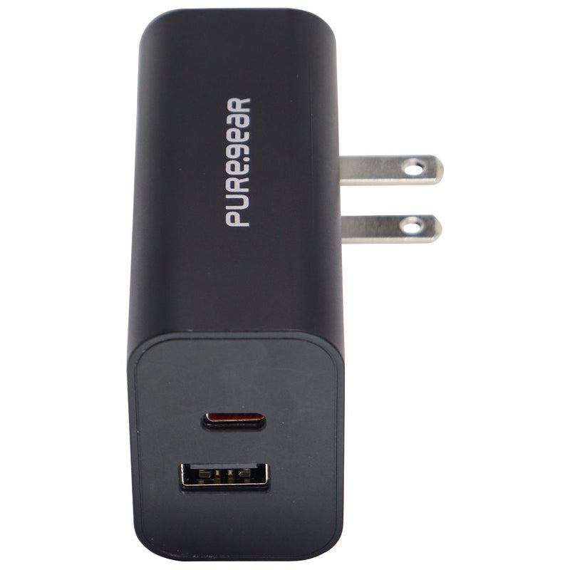 PureGear 30-Watt USB-A & USB-C Wall Charger Travel Adapter - Black (08336PG) - PureGear - Simple Cell Shop, Free shipping from Maryland!