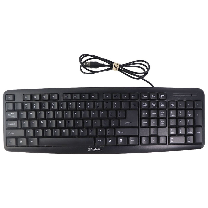 Verbatim Wired USB Keyboard for Windows PC & More - Black (99202) - Verbatim - Simple Cell Shop, Free shipping from Maryland!