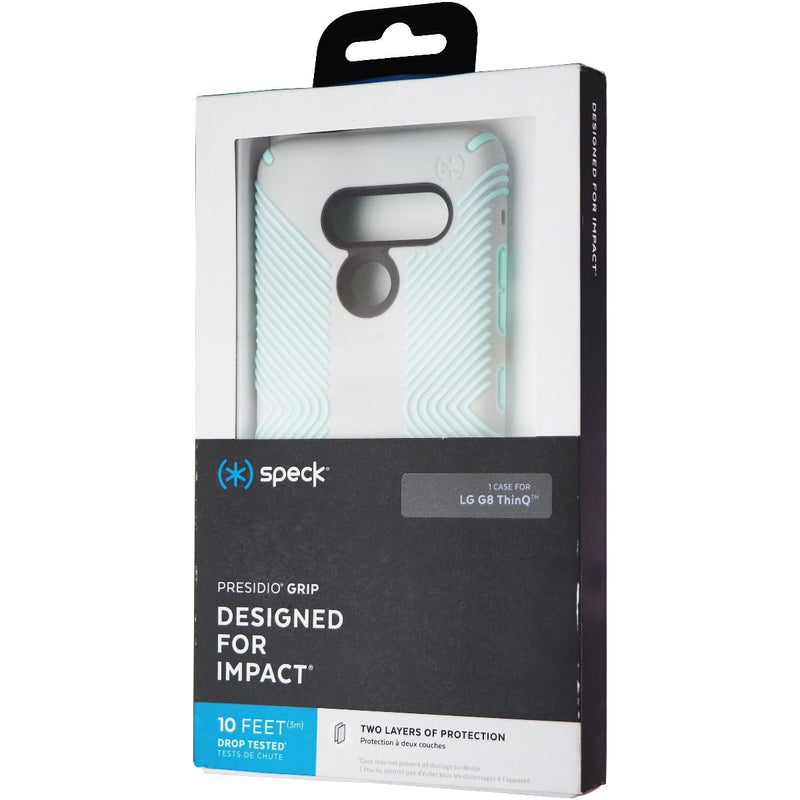 Speck Presidio Grip Series Case for LG G8 ThinQ - Dolphin Gray/Aloe Green - Speck - Simple Cell Shop, Free shipping from Maryland!