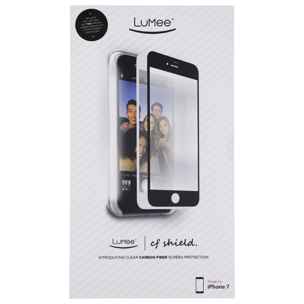 LuMee CF Shield Carbon Fiber Screen Protector 2 Pack for Apple iPhone 8/iPhone 7 - LuMee - Simple Cell Shop, Free shipping from Maryland!