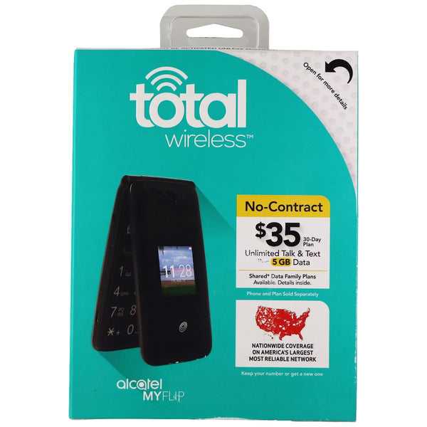Alcatel MYFLIP (2.8-inch) Flip Phone (A405DL) Total Wireless Pre-Paid - 4GB/Gray - Alcatel - Simple Cell Shop, Free shipping from Maryland!