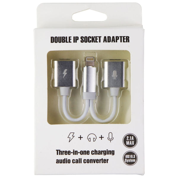 Pass Through Charging Adapter for iPhone and iPad - Silver - Unbranded - Simple Cell Shop, Free shipping from Maryland!