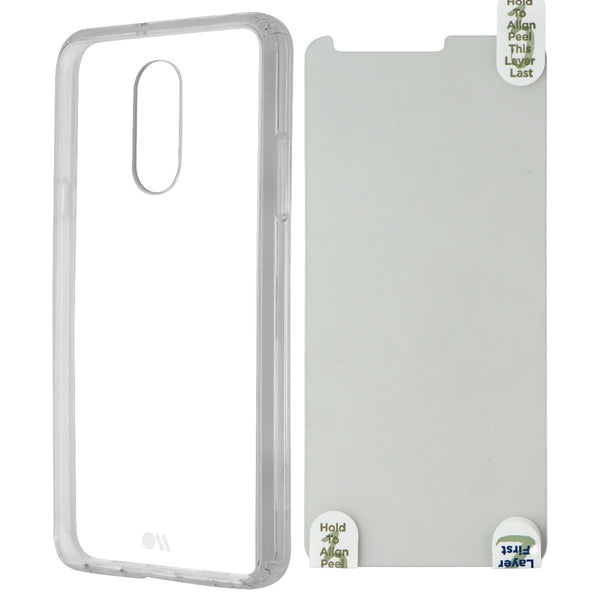Case-Mate Protection Pack LG Stylo 5 Tough Case + Glass Screen Protector - Clear - Case-Mate - Simple Cell Shop, Free shipping from Maryland!