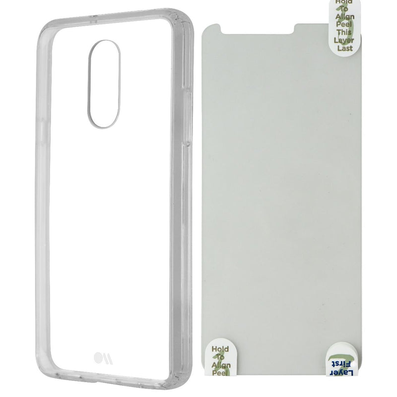 Case-Mate Protection Pack LG Stylo 5 Tough Case + Glass Screen Protector - Clear - Case-Mate - Simple Cell Shop, Free shipping from Maryland!