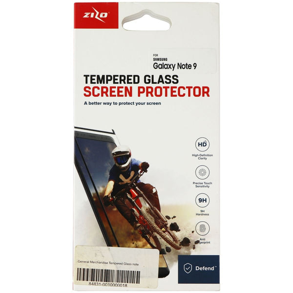 Zizo Tempered Glass Screen Protector for Samsung Galaxy Note 9 - Clear/Black - Zizo - Simple Cell Shop, Free shipping from Maryland!
