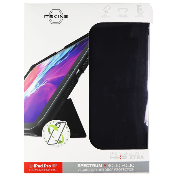 ITSKINS Spectrum Solid Folio for iPad Pro 11 (1st, 2nd & 3rd 2021 Gen) - Black - ITSKINS - Simple Cell Shop, Free shipping from Maryland!