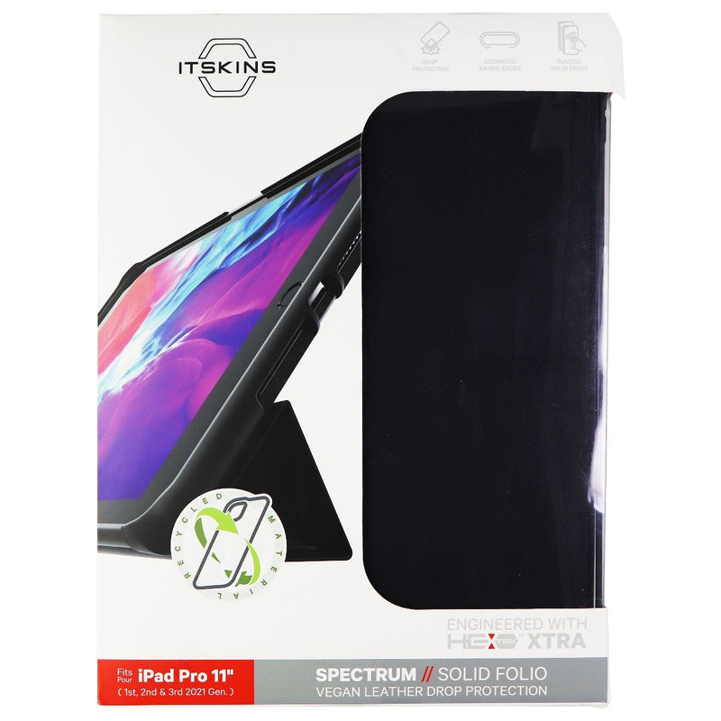 ITSKINS Spectrum Solid Folio for iPad Pro 11 (1st, 2nd & 3rd 2021 Gen) - Black - ITSKINS - Simple Cell Shop, Free shipping from Maryland!