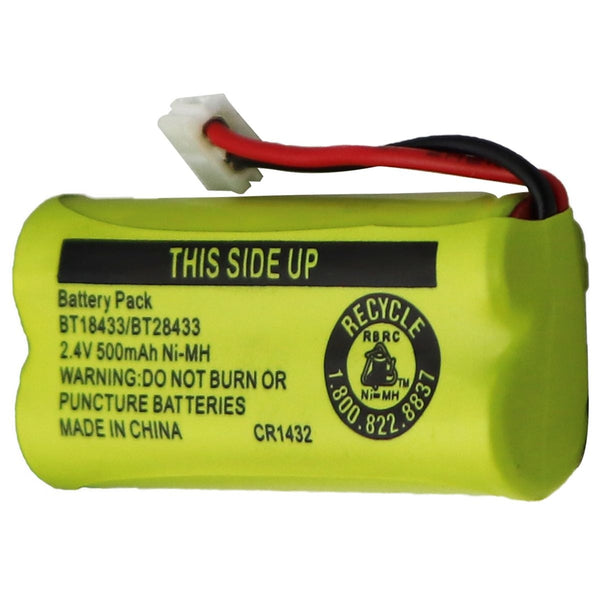 Rechargeable 500mAh 2.4V Ni-MH Battery Pack (BT18433/BT28433) - Unbranded - Simple Cell Shop, Free shipping from Maryland!
