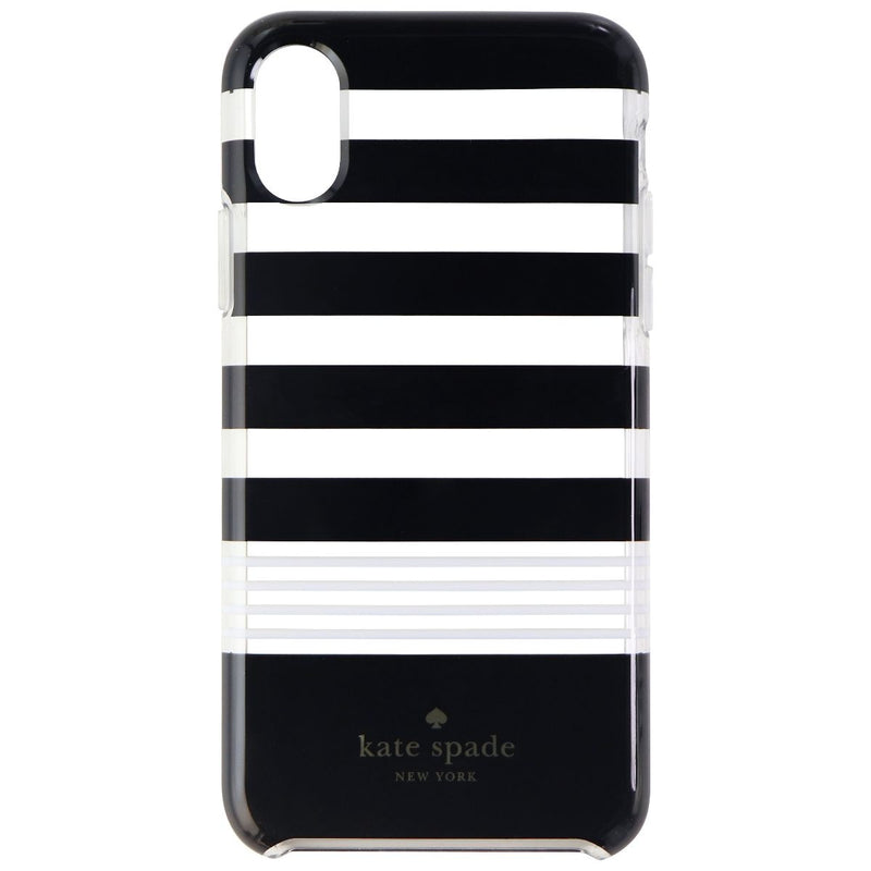 Kate Spade Protective Hardshell Case for iPhone X - Black/White Multi Stripe - Kate Spade - Simple Cell Shop, Free shipping from Maryland!