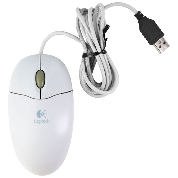 Logitech Wired Optical USB Mouse for Windows PC & More - Gray (M-UV96)