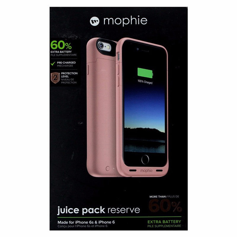 Mophie Juice Pack Reserve 1840mAh Battery Case for iPhone 6/6s - Rose Gold - Mophie - Simple Cell Shop, Free shipping from Maryland!