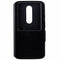 Motorola Flip Case Protective Cover for Motorola DROID Turbo 2  - Black Leather - Motorola - Simple Cell Shop, Free shipping from Maryland!