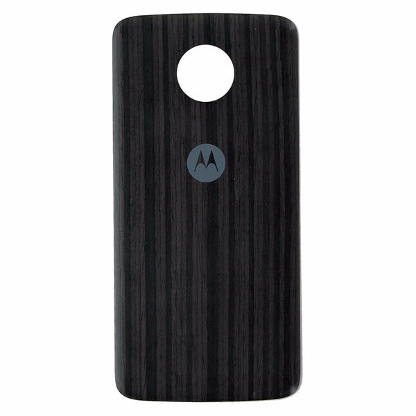 Motorola Style Shell Back Case for Motorola Moto Z / Z Force  - Black/Brown Wood - Motorola - Simple Cell Shop, Free shipping from Maryland!