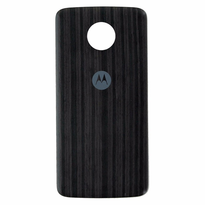 Motorola Style Shell Back Case for Motorola Moto Z / Z Force  - Black/Brown Wood - Motorola - Simple Cell Shop, Free shipping from Maryland!