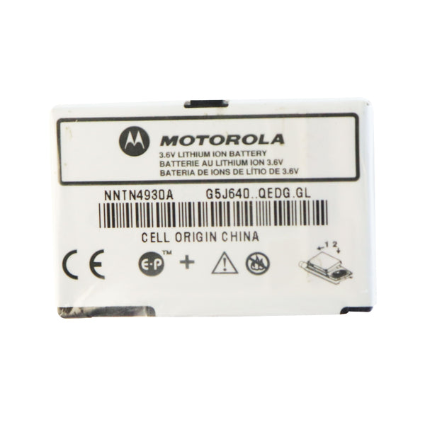 Motorola OEM 3.6V Lithium Ion Battery (NNTN4930A) for Motorola Devices - White - Motorola - Simple Cell Shop, Free shipping from Maryland!