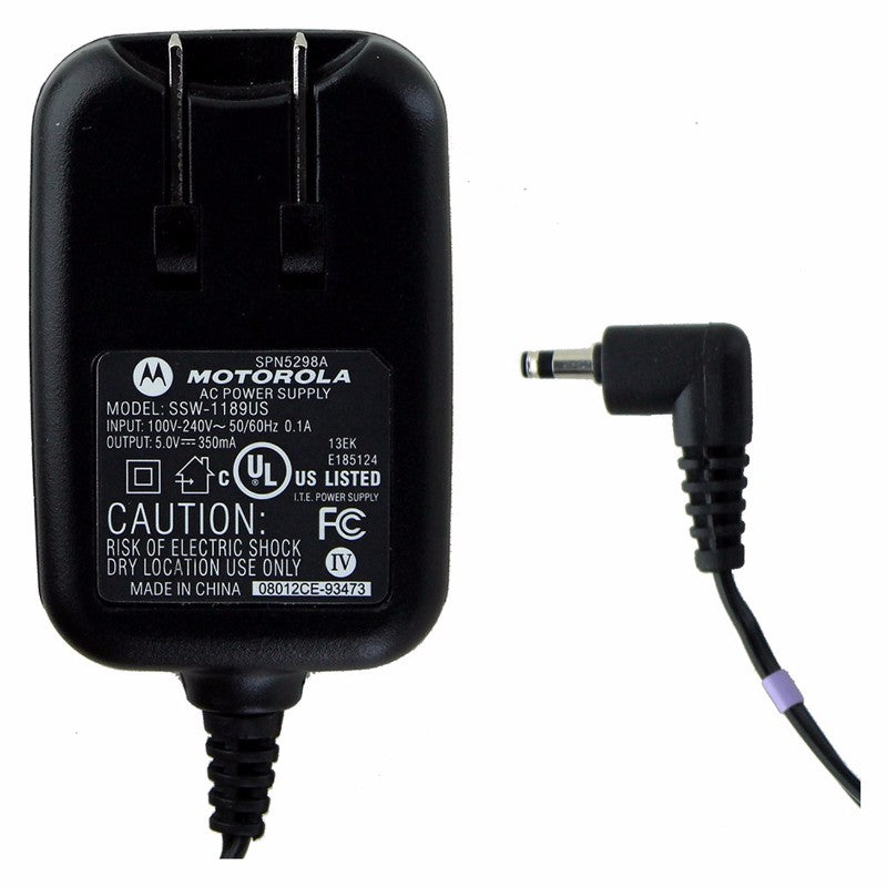Motorola AC Power Supply Wall Charger 5.0V 350mA SPN5298A - Motorola - Simple Cell Shop, Free shipping from Maryland!