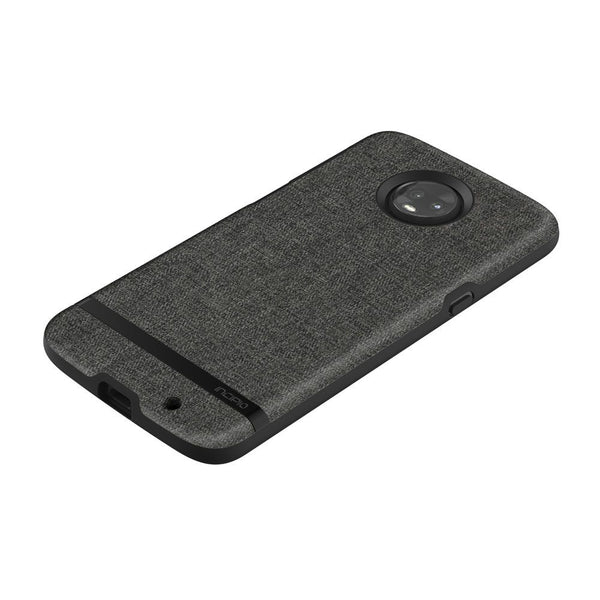 Incipio Esquire Series Hard Fabric Case for Motorola Moto Z3 - Dark Gray / Black - Incipio - Simple Cell Shop, Free shipping from Maryland!