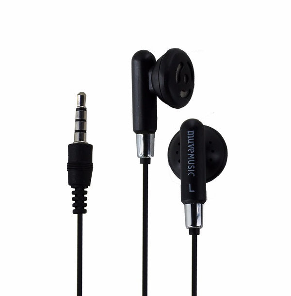 Muve Music Wired Earbuds Black *CHf8177B - Muve - Simple Cell Shop, Free shipping from Maryland!