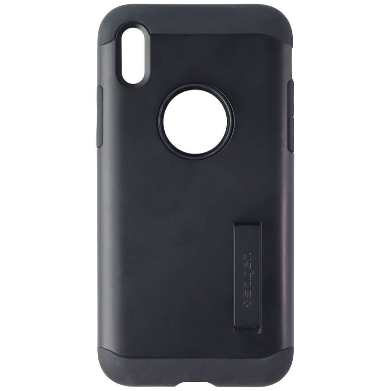 Spigen Slim Armor Dual Layer Case w/ Kickstand for Apple iPhone X - Black - Spigen - Simple Cell Shop, Free shipping from Maryland!