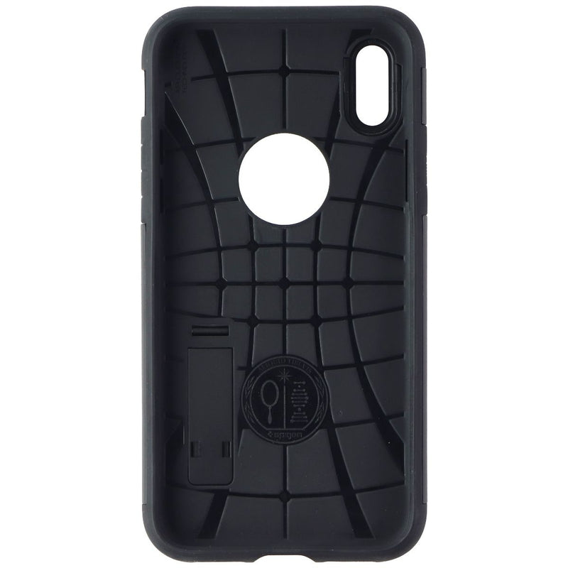 Spigen Slim Armor Dual Layer Case w/ Kickstand for Apple iPhone X - Black - Spigen - Simple Cell Shop, Free shipping from Maryland!