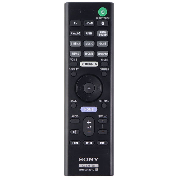 Sony Remote Control (RMT-AH401U) for Sony HT-X9000F Home Audio System - Sony - Simple Cell Shop, Free shipping from Maryland!
