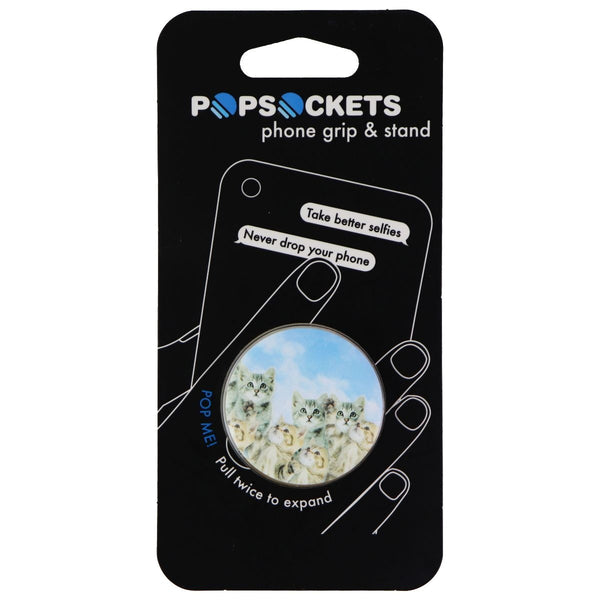 PopSockets Collapsible Grip & Stand for Phones and Tablets - Sky Kitties - PopSockets - Simple Cell Shop, Free shipping from Maryland!