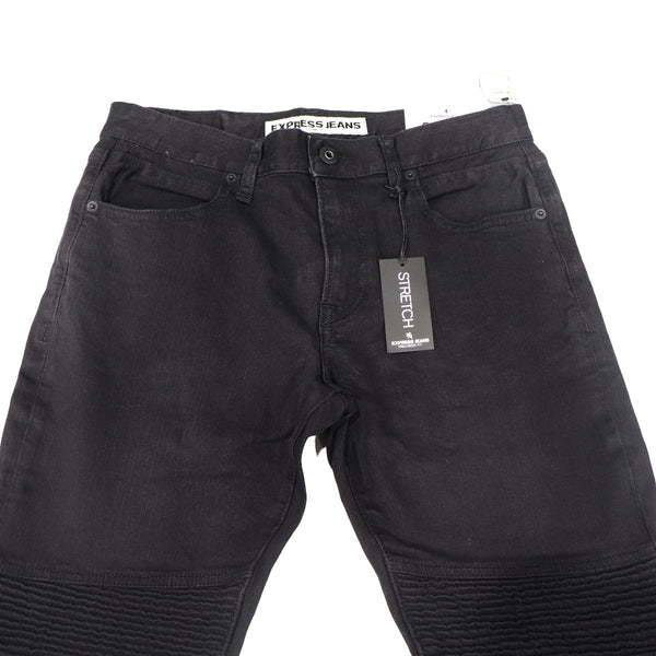 Express Jeans Mens Rocco Slim Fit Skinny Leg / Stretch - (W29 x L32) - Black - Express - Simple Cell Shop, Free shipping from Maryland!