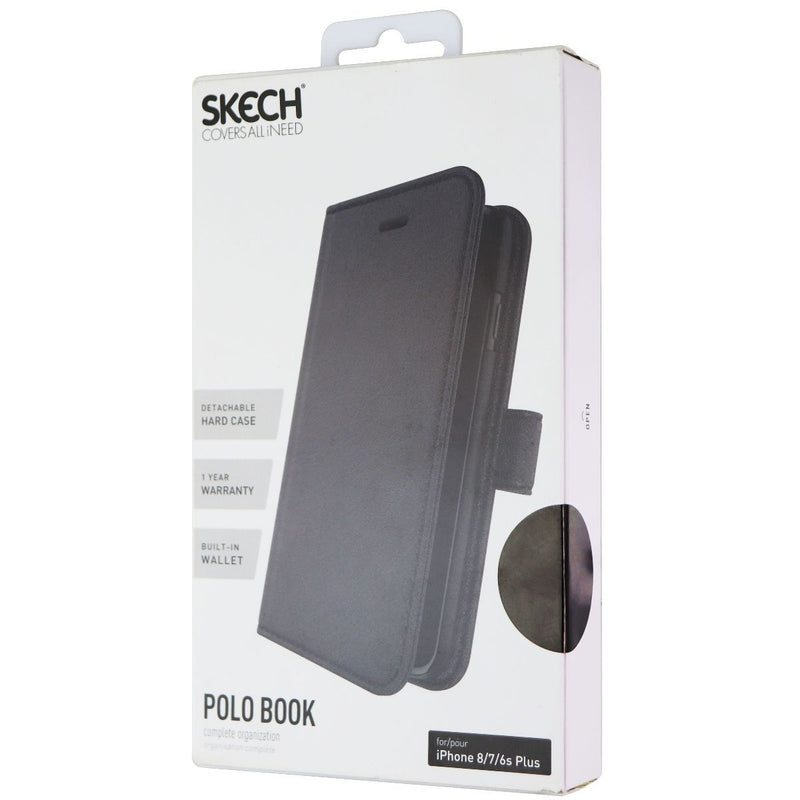 Skech (SK39-PB-BLK) Detachable Wallet Cover Case for iPhone 8+ / 7+ / 6+ - Black - Skech - Simple Cell Shop, Free shipping from Maryland!