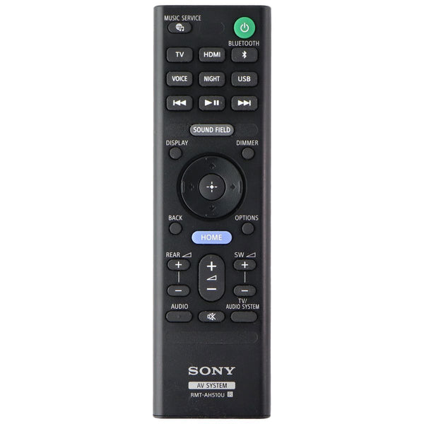 Sony OEM Remote Control (RMT-AH510U) AV System Remote - Black - Sony - Simple Cell Shop, Free shipping from Maryland!