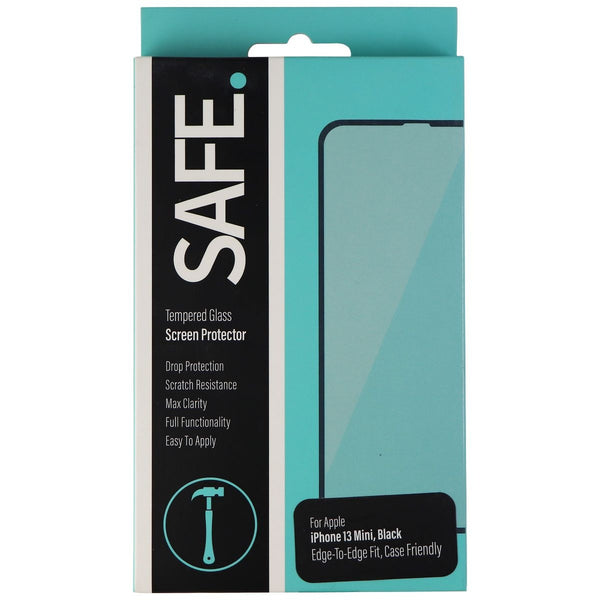 SAFE Tempered Glass Screen Protector for Apple iPhone 13 Mini - Black - SAFE - Simple Cell Shop, Free shipping from Maryland!