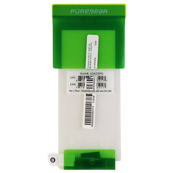 PureGear Tempered Glass Protector for Motorola One 5G / One 5G UW - Clear BULK - PureGear - Simple Cell Shop, Free shipping from Maryland!