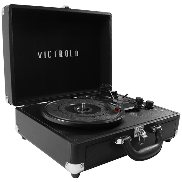Victrola 3-Speed Suitcase Record Player with Bluetooth Streaming - Black - Victrola - Simple Cell Shop, Free shipping from Maryland!
