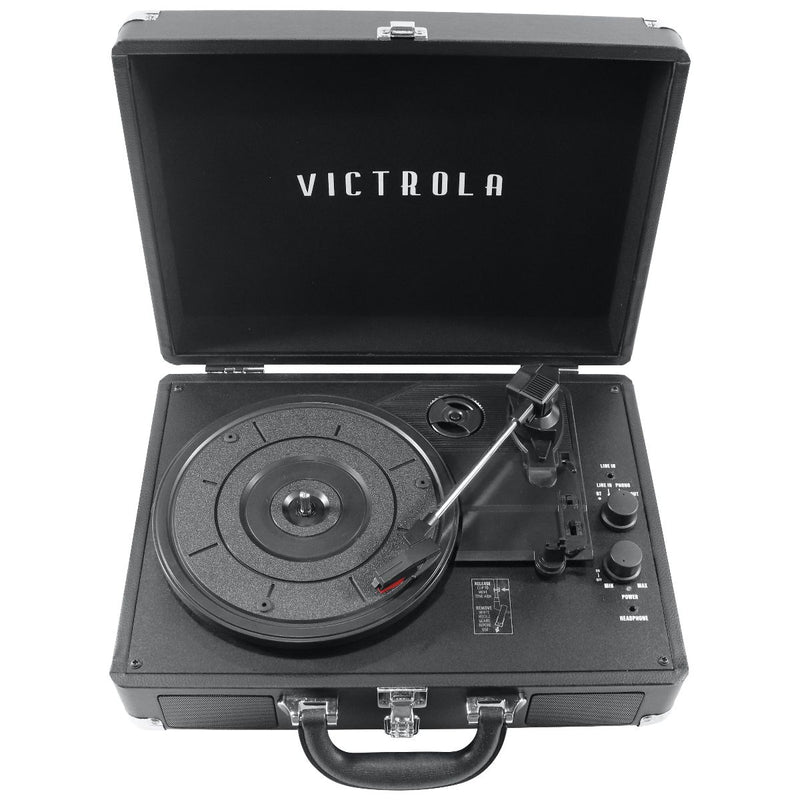 Victrola 3-Speed Suitcase Record Player with Bluetooth Streaming - Black - Victrola - Simple Cell Shop, Free shipping from Maryland!