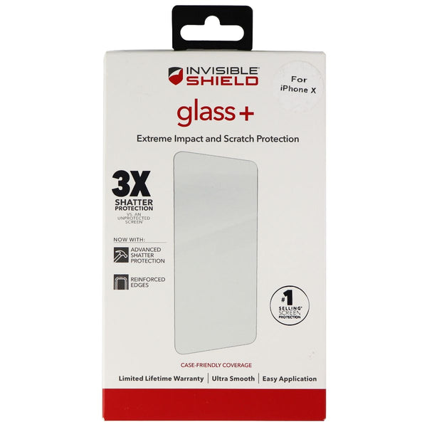 ZAGG InvisibleShield (Glass+) Screen Protector for Apple iPhone X / Xs - Clear - Zagg - Simple Cell Shop, Free shipping from Maryland!