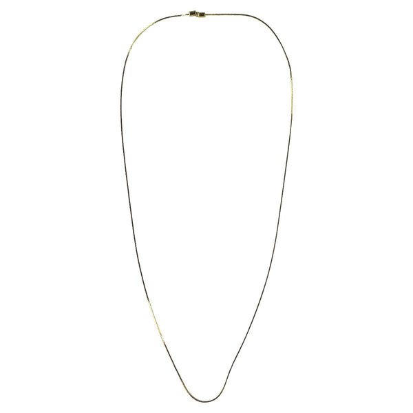 Adjustable 28-inch Gold Chain Necklace