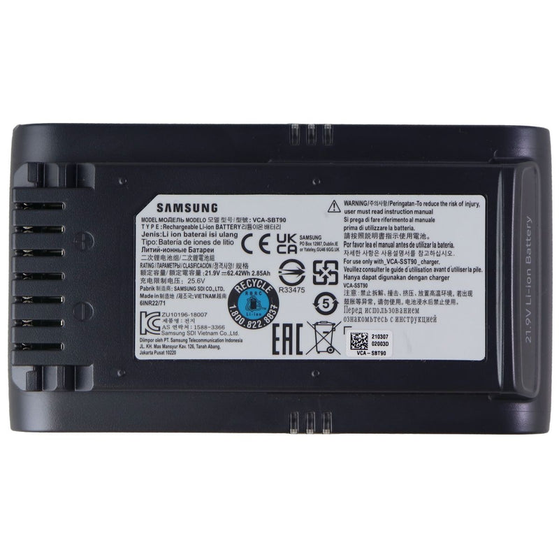 Samsung Jet 90/75 Complete Stick Vacuum Replacement Battery (VCA-SBT90) - Gray - Samsung - Simple Cell Shop, Free shipping from Maryland!