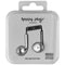 Happy Plugs Stockholm Deluxe Edition Wired 3.5mm Headphones with Mic - Silver - Happy Plugs - Simple Cell Shop, Free shipping from Maryland!