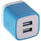 Universal (5V/2.1A) Dual USB Charger Travel Adapter - Blue/White (PT-WC-13) - Unbranded - Simple Cell Shop, Free shipping from Maryland!