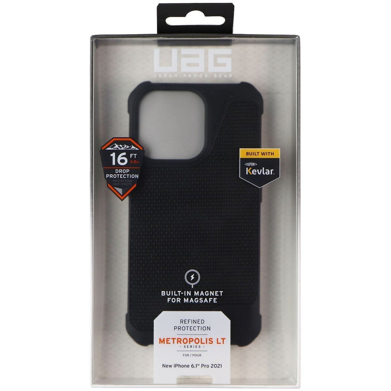 UAG Metropolis LT Series Case with Kevlar for Apple iPhone 13 Pro - Black