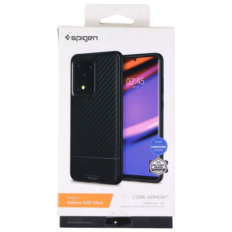 Spigen Core Armor Case for Samsung Galaxy S20 Ultra 5G / S20 Ultra - Black - Spigen - Simple Cell Shop, Free shipping from Maryland!