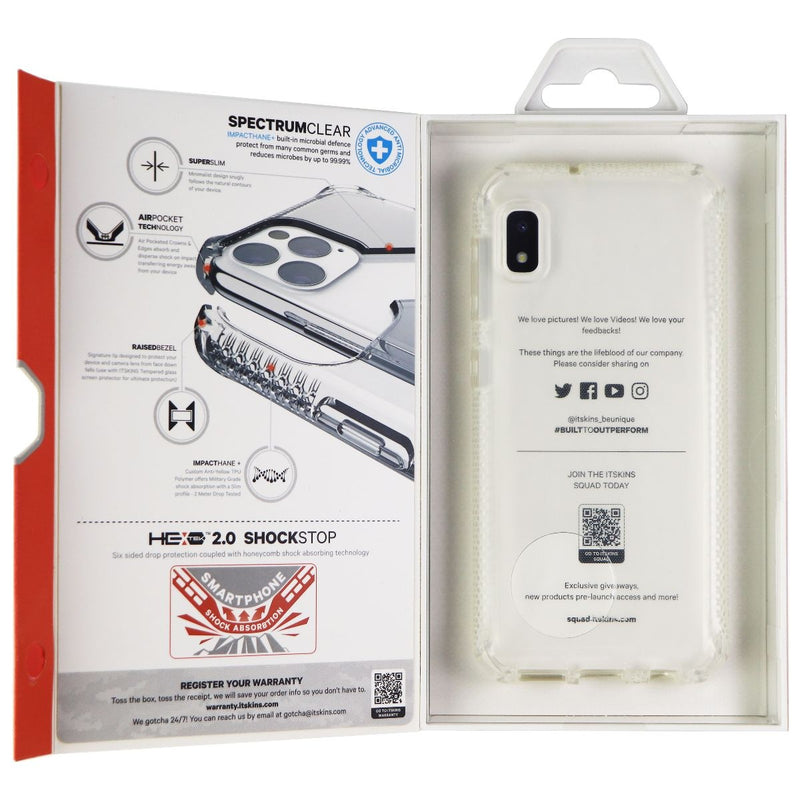 ITSKINS Spectrum Clear Drop Protection Case for Samsung Galaxy A10e - Clear - ITSKINS - Simple Cell Shop, Free shipping from Maryland!