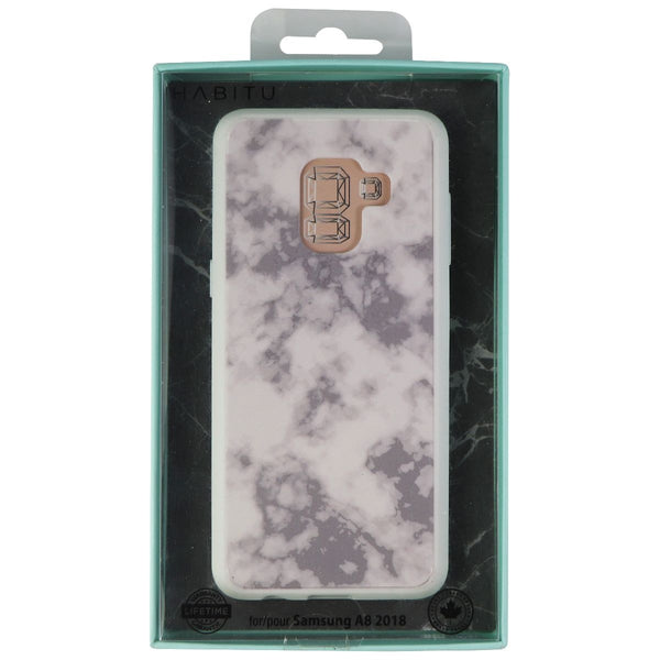 Habitu Slim Shell Case for Samsung Galaxy A8 (2018) - White Marble - Habitu - Simple Cell Shop, Free shipping from Maryland!
