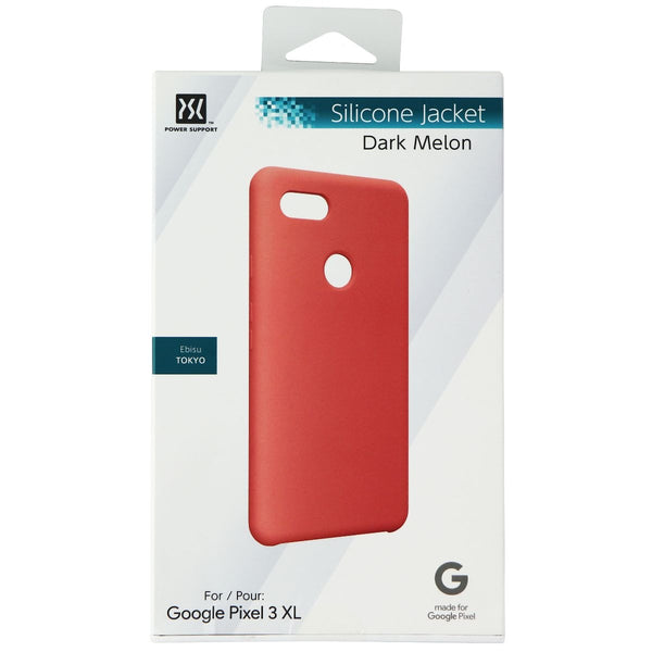 Power Support Silicone Jacket Series Case for Google Pixel 3 XL - Dark Melon - Power Support - Simple Cell Shop, Free shipping from Maryland!