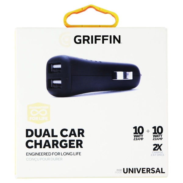 Griffin Universal Dual (2.1-Amp) USB Car Charger - Black - Griffin - Simple Cell Shop, Free shipping from Maryland!