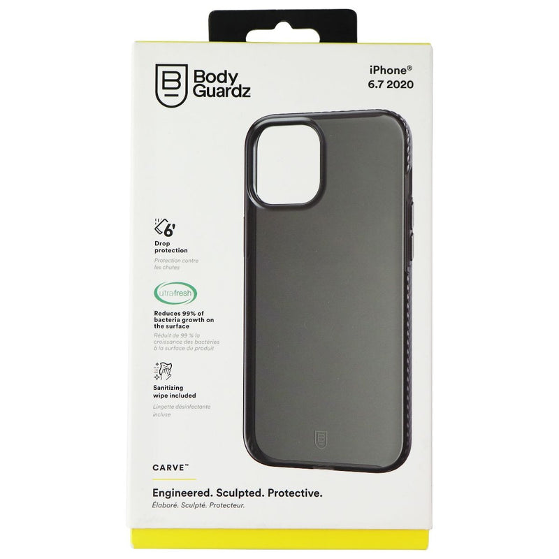BodyGuardz CARVE Series Gel Case for Apple iPhone 12 Pro Max - Black - BODYGUARDZ - Simple Cell Shop, Free shipping from Maryland!