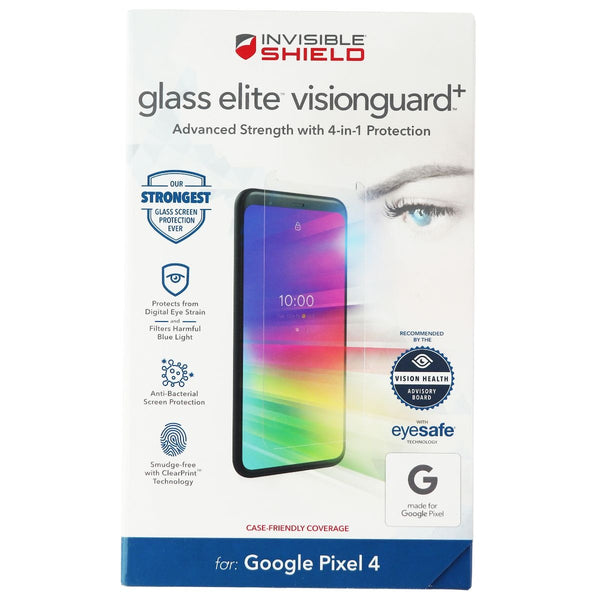 ZAGG InvisibleShield (Glass Elite VisionGuard+) for Pixel 4 - Case Friendly - Zagg - Simple Cell Shop, Free shipping from Maryland!