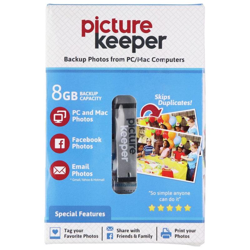 Picture Keeper 8GB Portable Flash USB Photo Backup and Storage Device - Picture Keeper - Simple Cell Shop, Free shipping from Maryland!