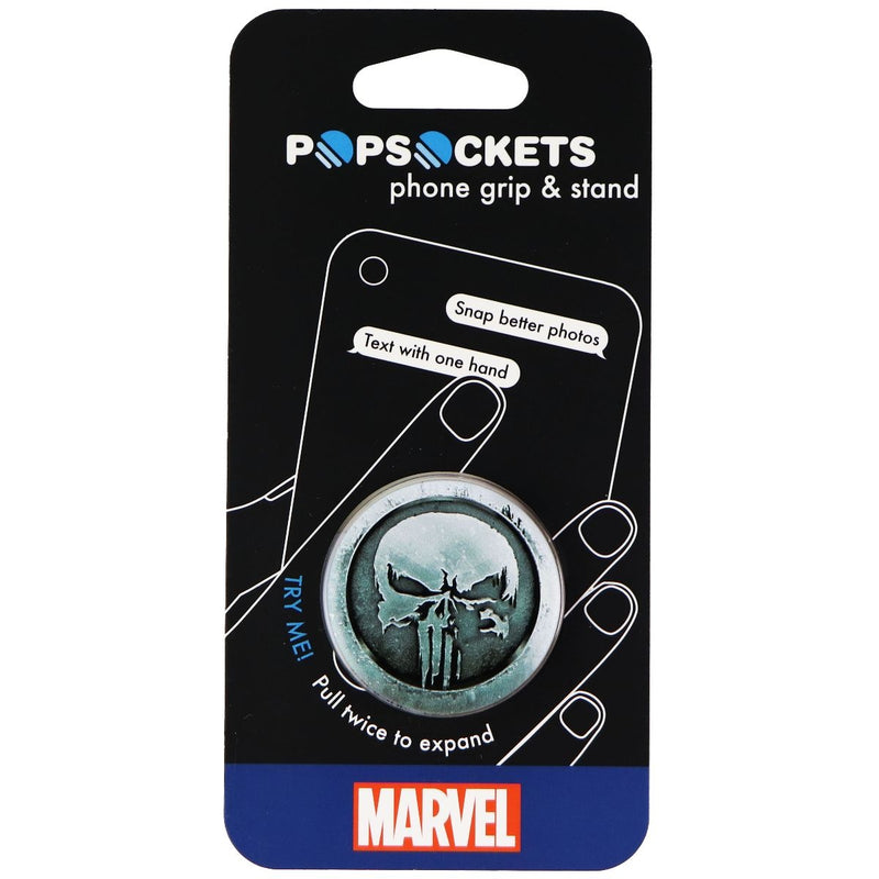 PopSockets Grip & Stand for Phones and Tablets - Marvel - Punisher MonoChrome - PopSockets - Simple Cell Shop, Free shipping from Maryland!